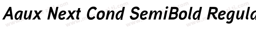 Aaux Next Cond SemiBold Regula字体转换